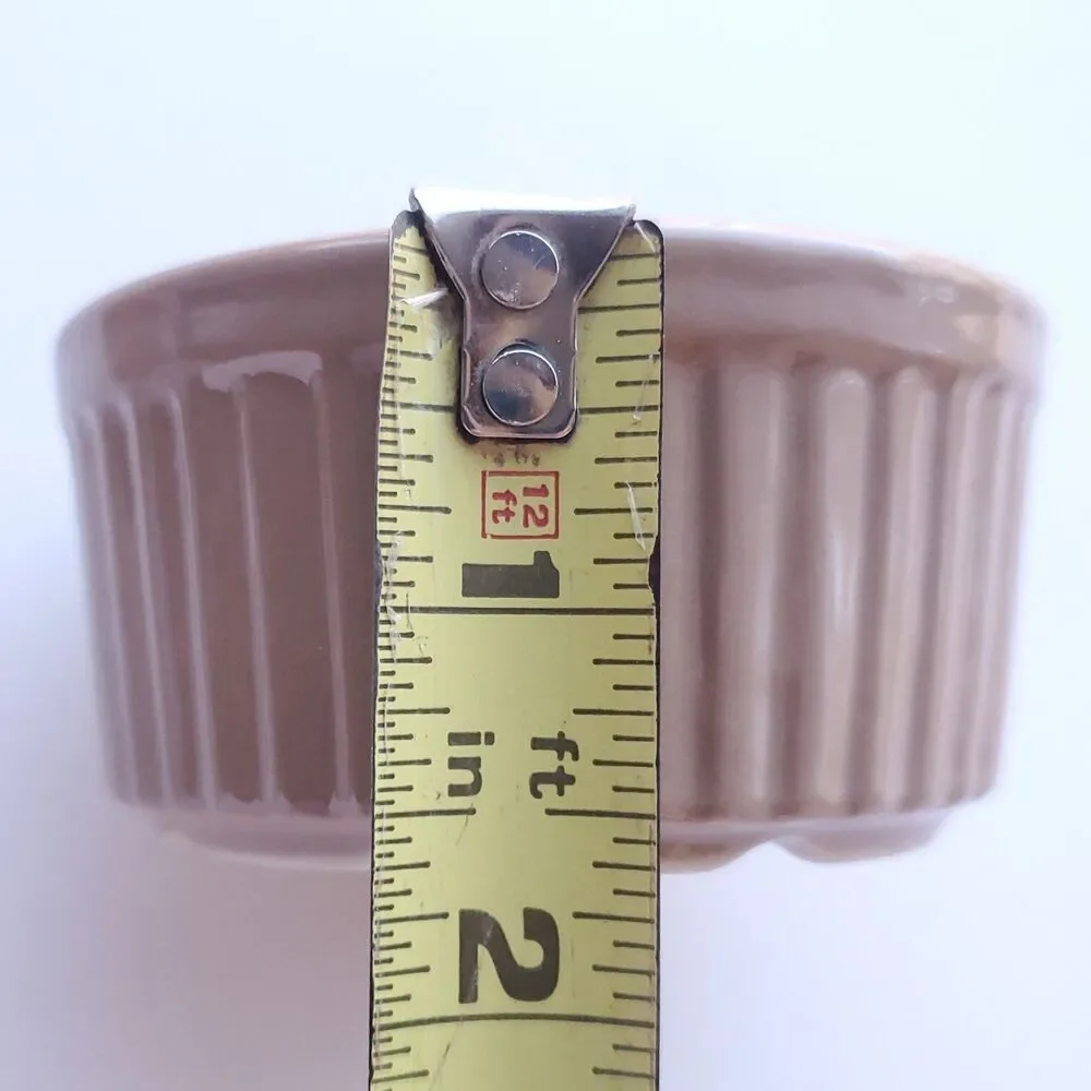 Mason Cash Ramekin Set Lot of 2 Brown Portugal 3.25 x 1.5